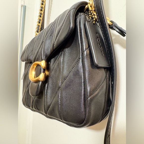 NWT Coach Times Square Tabby 17 - Quilted Black Leather - CW628 - Picture 15 of 16